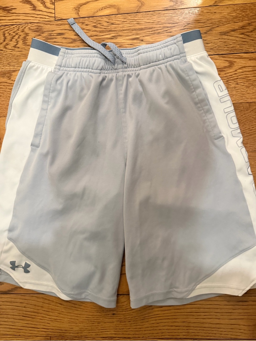 Under Armour kids Light Gray Performance Shorts